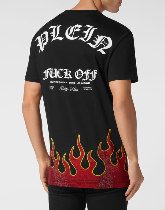 T-Shirt Round Neck Flame - Image 4
