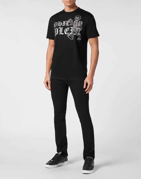 T-shirt rund hals skelett - Image 3