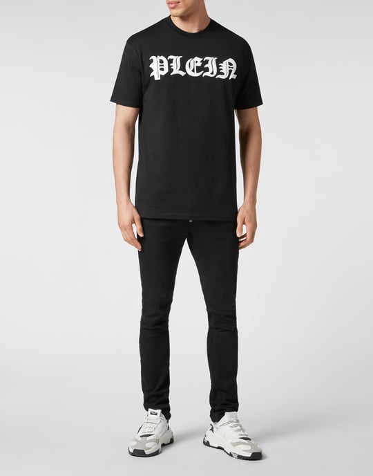 T-Shirt Ronde Hals Gothic Plein - Image 4