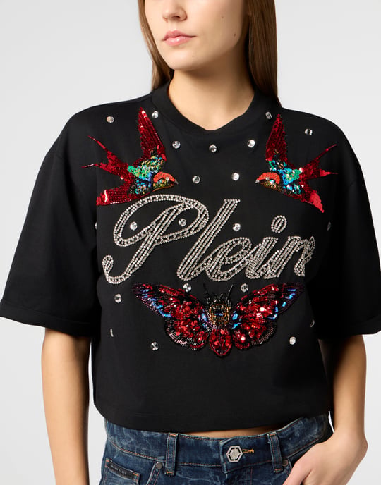 Cropped T-Shirt Tattoo Strass Tattoo - Image 3