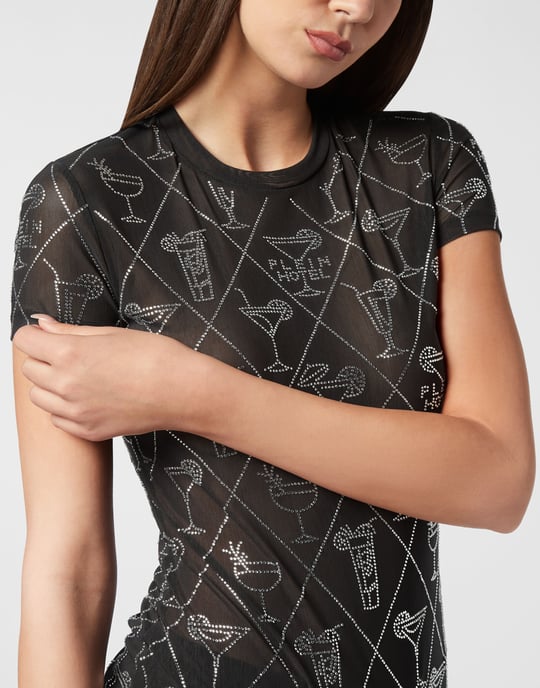 T-shirt Sexig Ren Kristall - Image 2