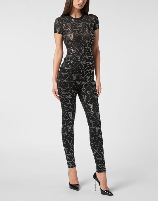 T-shirt Sexig Ren Kristall - Image 3