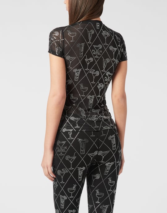 T-shirt Sexig Ren Kristall - Image 4