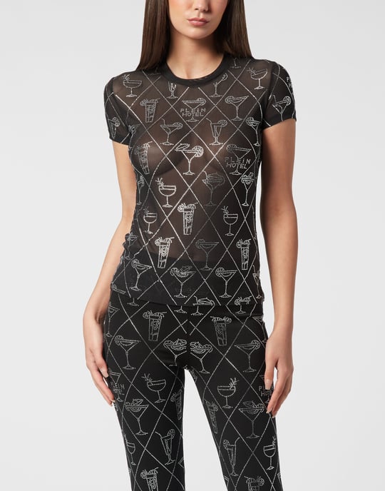 T-shirt Sexig Ren Kristall - Image 5