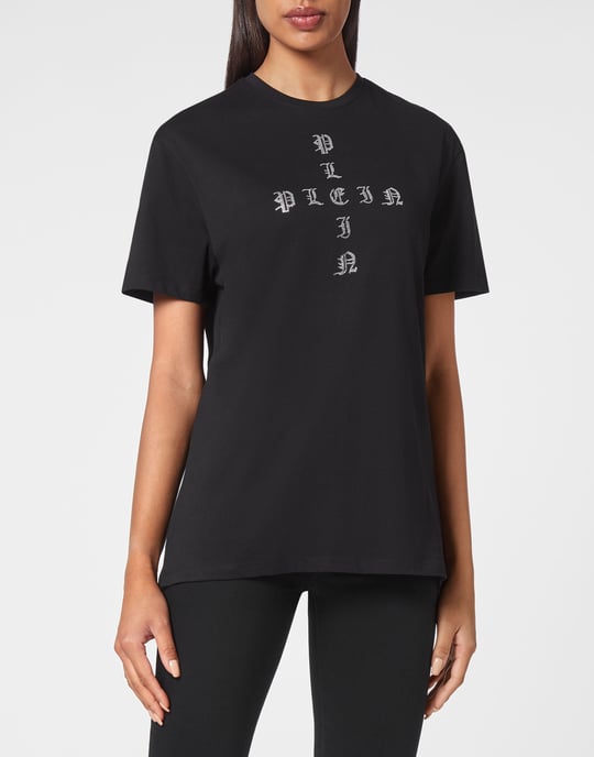 T-Shirt Ronde Hals Gothic Plein - Image 2