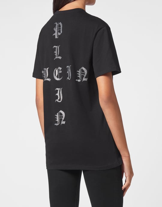 T-Shirt Ronde Hals Gothic Plein - Image 3