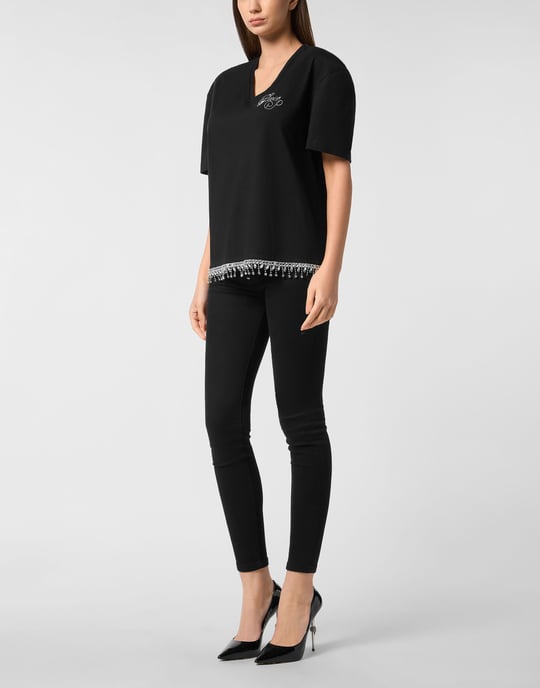V-ringad t-shirt Signature - Image 5