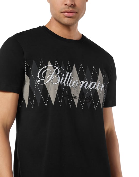 Embroidered T-Shirt Round Neck Ss - Image 2