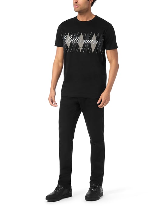 Embroidered T-Shirt Round Neck Ss - Image 3