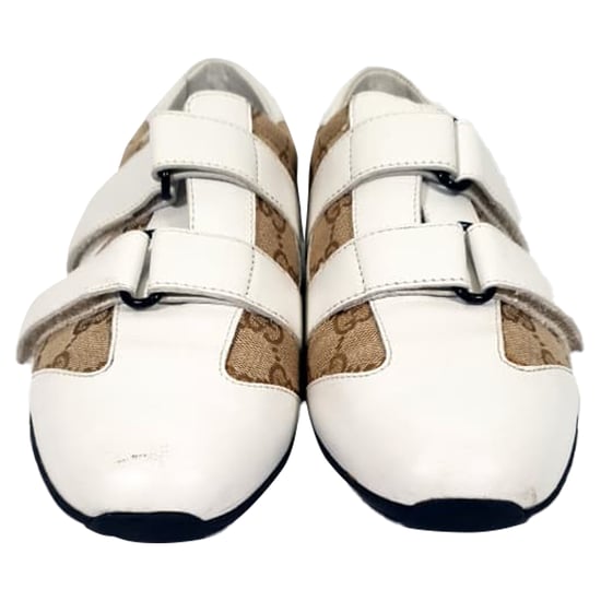 Gucci GG Double Velcro sneakers in beige gecoat canvas - Image 2