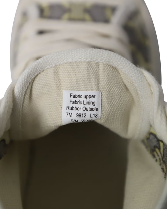 Tory Burch Buddy High-Top Sneakers in Multicolor Canvas - Image 6