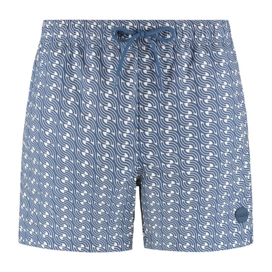 Shiwi 1426305627 nate quick dry 6555 blue slate geo waves short - Image 1
