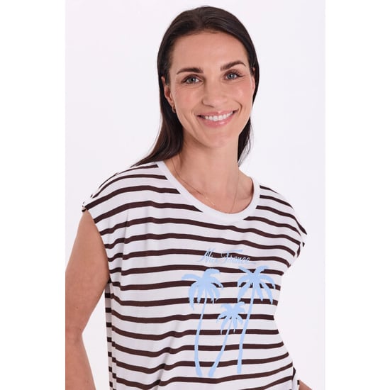 Free Quent Fqfenjal tee brilliant white & coffee bean - Image 6