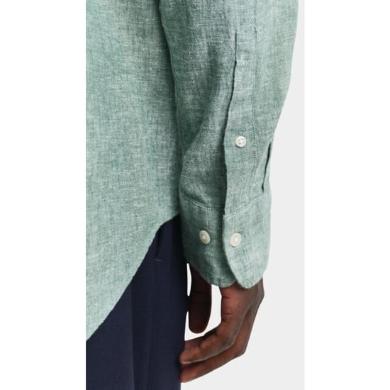 Gant Casual hemd lange mouw reg cotton linen shirt 3250082/318 - Image 5