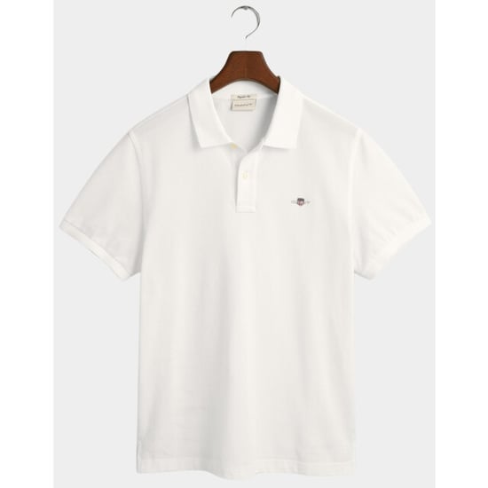 GANT Mens Regular Fit Short Sleeve Shield Logo Pique Polo - Image 5