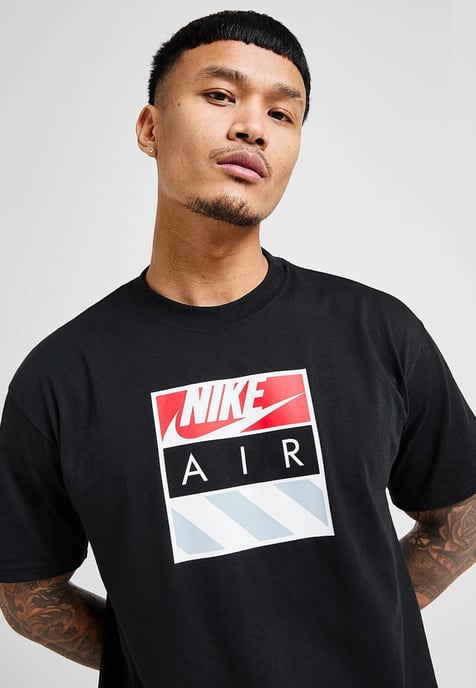 NIKE Mens NSW SW Air Graphic Tee in Black - Image 3