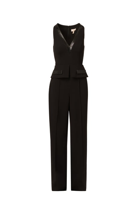 Knit Crepe Jumpsuit - Image 5