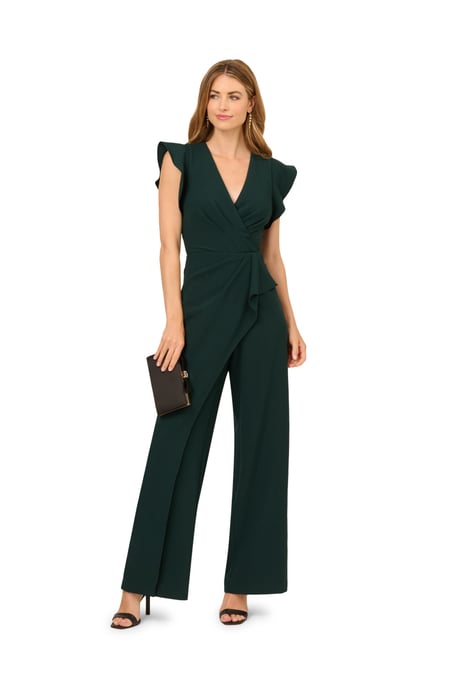 Crepe Overlay Jumpsuit - Image 1