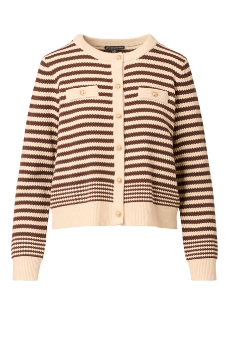 Striped Pointelle Cardigan - Image 5
