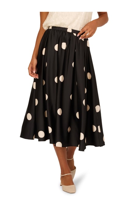 Pull On Pleated Skirt - Image 3