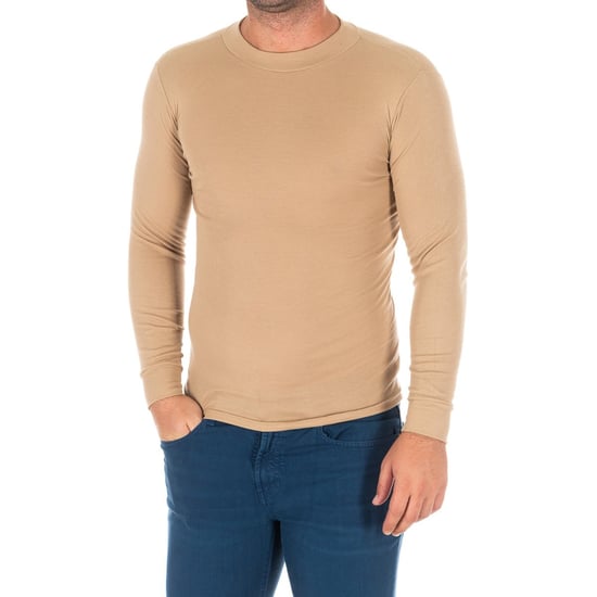 Heren Langsleeve T-shirt met Halve Hals 1625-H - Image 1