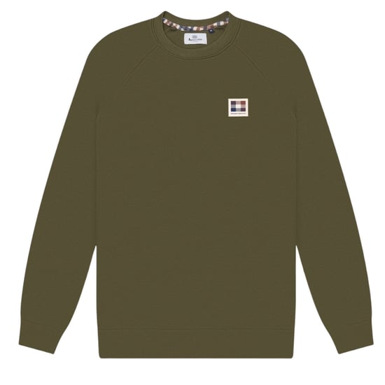 Aquascutum Active Patch Crewneck Legergroen - Image 1