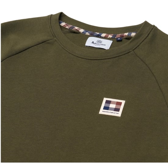 Aquascutum Active Patch Crewneck Legergroen - Image 4