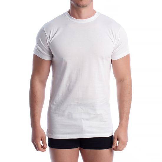 Men's Short Sleeve Cotton Undershirt Q1003 - Image 1