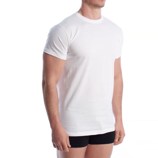 Men's Short Sleeve Cotton Undershirt Q1003 - Image 4