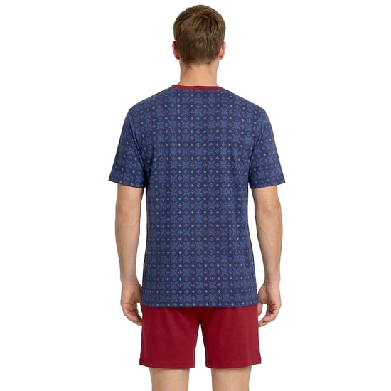 Heren Katoenen Zomer Korte Pyjama's KL30000 - Image 3