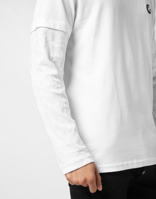 T-Shirt Ronde Hals Ls Crest - Image 2