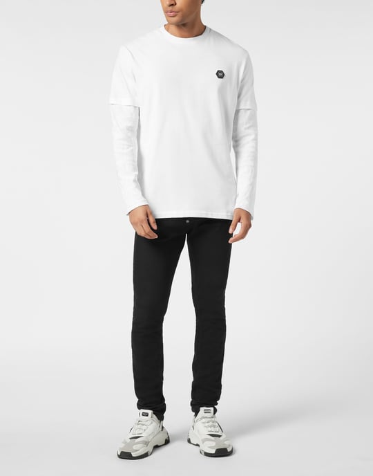 T-Shirt Ronde Hals Ls Crest - Image 3
