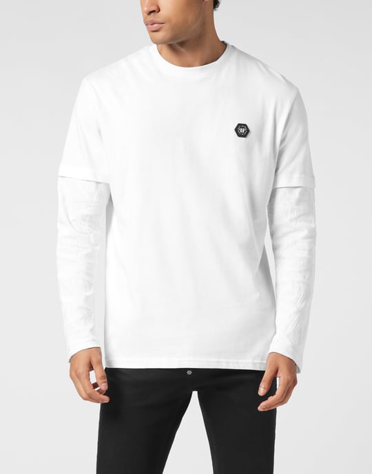 T-Shirt Ronde Hals Ls Crest - Image 5