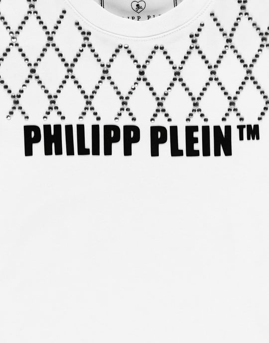 T-Shirt Round Neck Ss Crystal Plein - Image 2