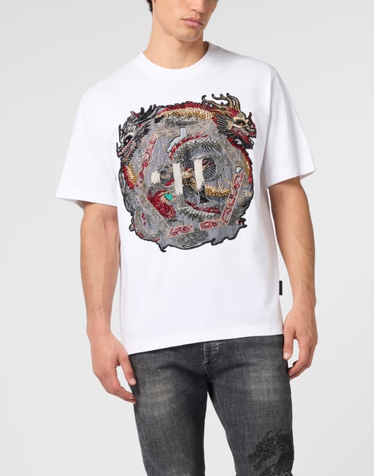 Round Neck T-Shirt Dragon - Image 2