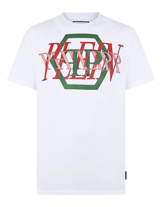 Round Neck T-Shirt Logo Hexagon - Image 1