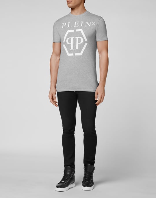 T-Shirt Rund Hals Hexagon - Image 3