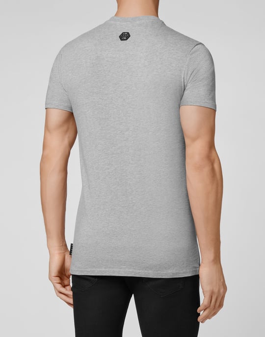 T-Shirt Rund Hals Hexagon - Image 4