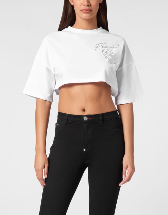 T-Shirt Ronde Hals Roses - Image 2