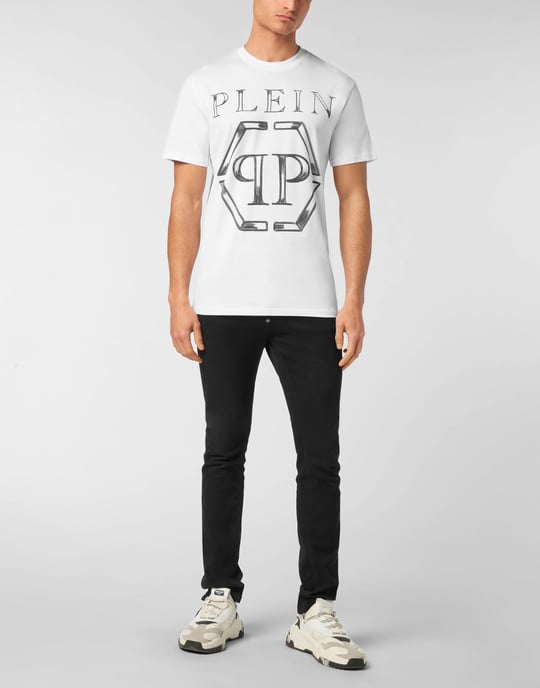 T-Shirt Round Neck Hexagon - Image 4