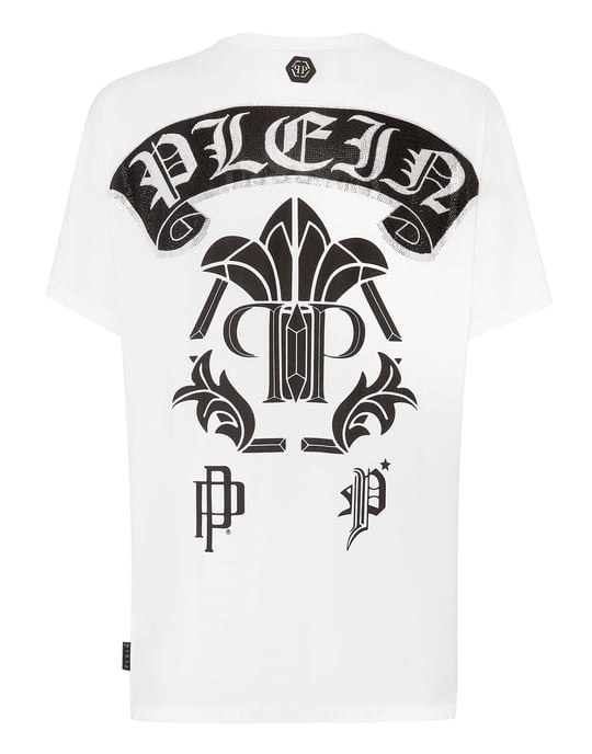 T-shirt Rundhals Gothisk Plein - Image 5