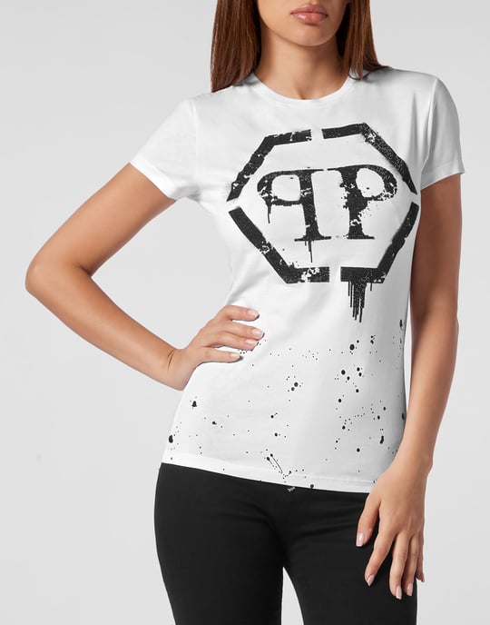 T-Shirt Rund Hals Hexagon - Image 2