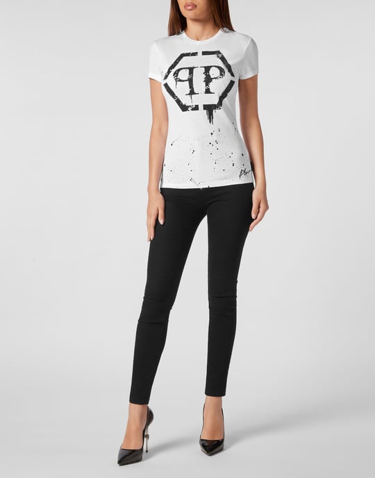 T-Shirt Rund Hals Hexagon - Image 4