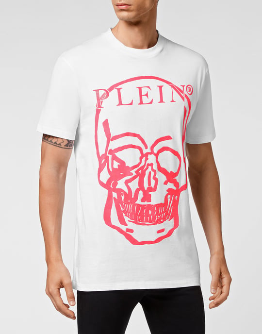 T-Shirt Rund Hals Skull And Plein - Image 2