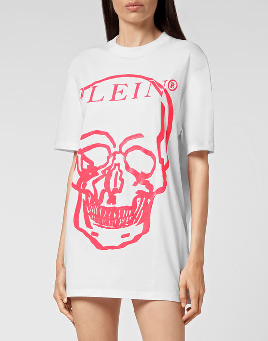 T-Shirt Rund Hals Skull And Plein - Image 3
