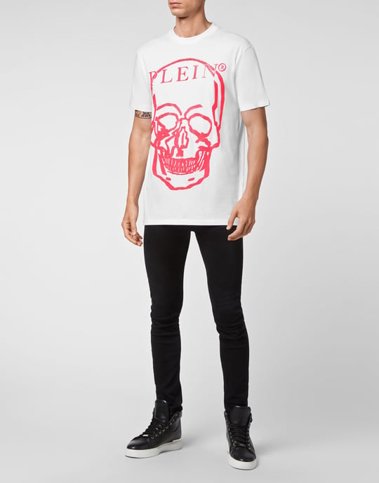 T-Shirt Rund Hals Skull And Plein - Image 5