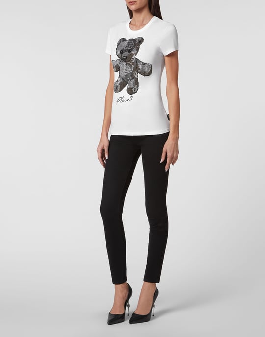 T-shirt med rund halsringning - Image 3