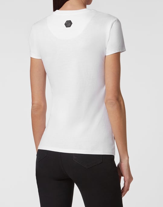 T-shirt med rund halsringning - Image 4