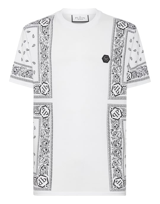 T-shirt Rund Hals Paisley - Image 1