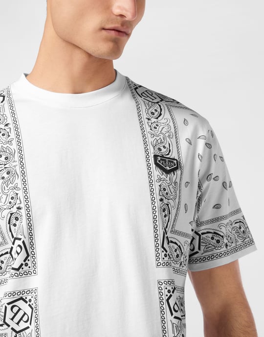 T-shirt Rund Hals Paisley - Image 5